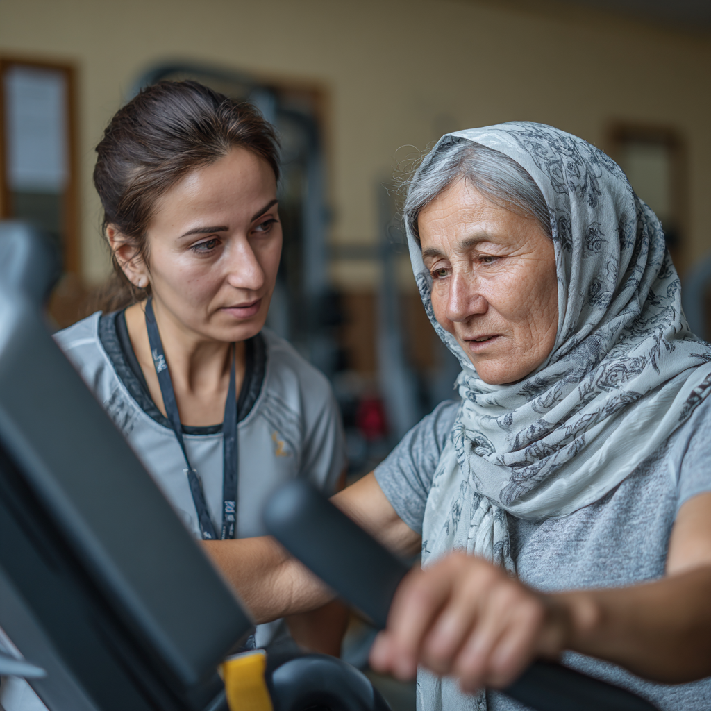 murabbiy bilan mashg'ulot